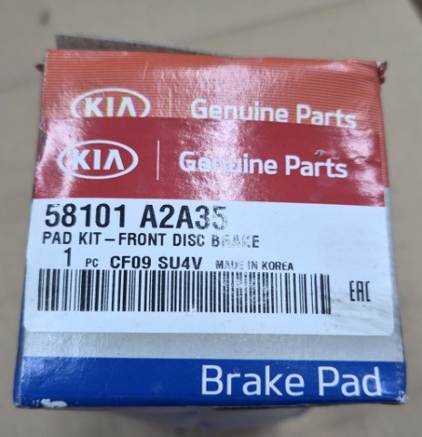 КОЛОДКИ ГАЛЬМІВНЕ PAD KIT-FRONT DISC BREAK 58101-A2A35 