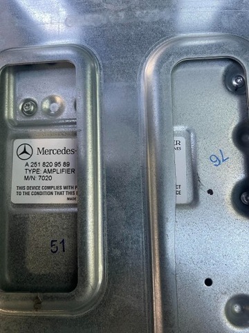 ПІДСИЛЮВАЧ MERCEDES W251 W164 HK