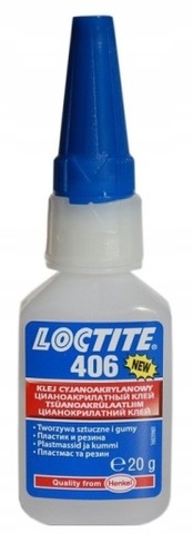 LOCTITE 406 PEGAMENTO CYJANOAKRYLOWY CA DO TWORZYW 20G  