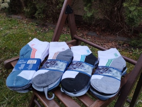 Skarpetki "BIXTRA" męski krótki, kolorowe 