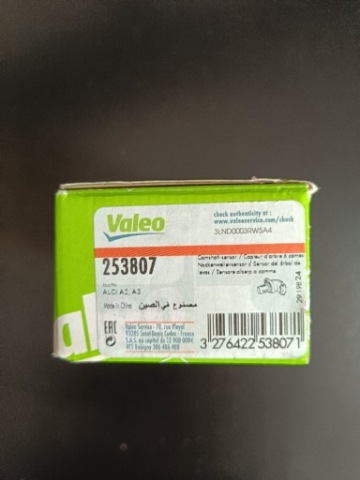 VALEO 253807 – ДАТЧИК ПОЛОЖЕННЯ ВАЛИК РОСПОДІЛЬНИКА НОВИЙ 