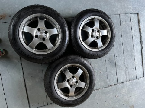 КОЛЕСА АЛЮМІНІЄВІ DEZENT ШИНИ ЗИМОВІ BARUM POLARIS 5 185/65/R15 88T 4X108 