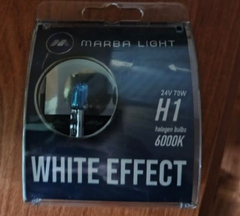 ЛАМПОЧКИ H1 24V 70W 6000K MARBA LIGHT 