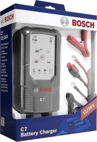 RECTIFICADOR BOSCH C7 DISPOSITIVO DE CARGA AUTÓMATA 12V/24V 7A  