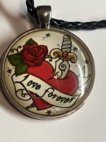 wisiorek PERLEBERG naszyjnik LOVE FOREVER serce