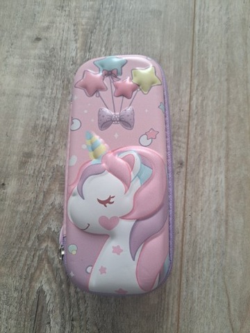 Piórnik szkolny z jednorożec - nowy