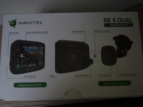 NAVEGACIÓN  NAVITEL RE 5 DUAL CON CÁMARA PARTE DELANTERA I PARTE TRASERA  