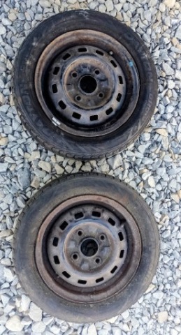 2SZT. КОЛЕСА ЛІТНІ СТАЛЬ 165/65/R13 ВІДСТАНЬ БОЛТІВ 4X114,3 TANIO! ПОДІЛЬСЬК 