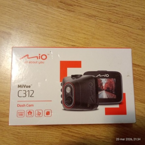 MIO MIVUE C312 KAMERA, ВІДЕОРЕЄСТРАТОР АВТО КОМПЛЕКТ 64 GB 