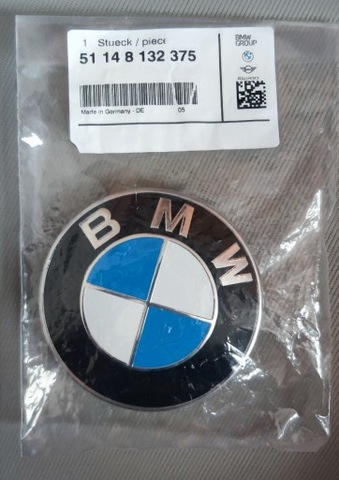 ORIGINAL EMBLEMA BMW 51 14 8 132 375  