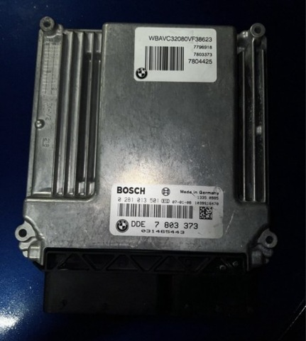 BMW E90 CONTROL UNIT ENGINE DDE7803373 CHIP 210KM  