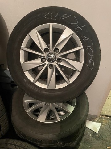 КОЛЕСА 15″ VW GOLF 7 РЕСТАЙЛИНГ ЛЕГКОСПЛАВНЫЕ ДИСКИ ШИНЫ фото