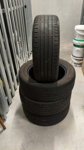 КОМПЛЕКТ 4X CONTINENTAL CONTIECOCONTACT 5 | 205/55 R16 91V | BIEZNIK 5MM 