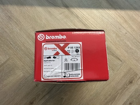 КОЛОДКИ ГАЛЬМІВНІ BREMBO P85 VW GOLF, SEAT LEON