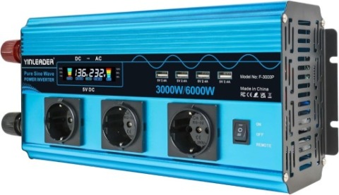 ПЕРЕТВОРЮВАЧ НАПРУГИ 3000 W/6000 W 