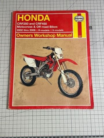 MANUAL MANTENIMIENTO SERWISOWKA HONDA CRF 250 450X/R  