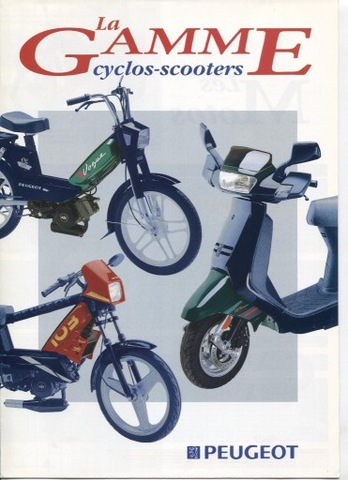 SCOOTER I MOTOROWERY PEUGEOT-1993  