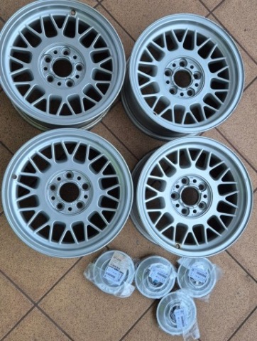 ДИСКИ 16X7,5 5X120 ET15,NOWE DEKLE, STYLING 5 8 DO BMW E31 OE OEM 