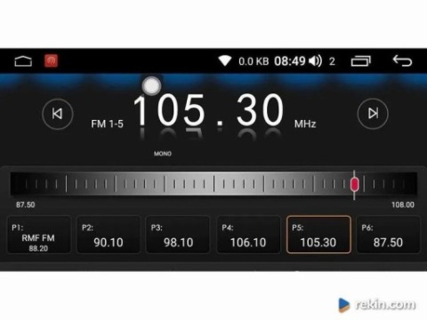 НАВІГАЦІЯ РАДІО 2DIN GMS 7901 NAVIX ANDROID 8 