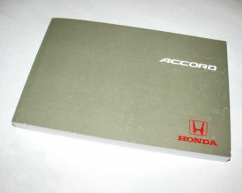 HONDA ACCORD VI 5D (1997-2002) - ІНСТРУКЦІЯ ОБСЛУГОВУВАННЯ W JEZYKU POLSKIM 