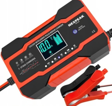 РОЗУМНА ЗАРЯДНИЙ ПРИСТРІЙ АВТОМОБІЛЬНА NEXPEAK NC201 10A 12-24 