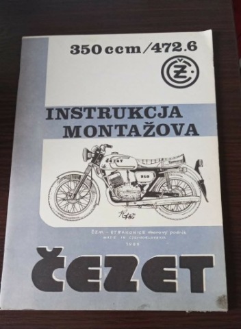 CEZET ІНСТРУКЦІЯ МОНТАЖНА 350 CCM/472.6 
