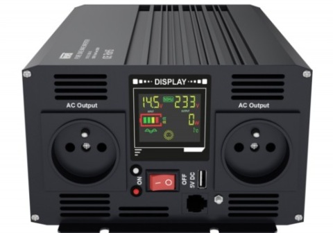 Urlop 01-15.09.25r.Przetwornica 12V - 230V 1000W NEWELL