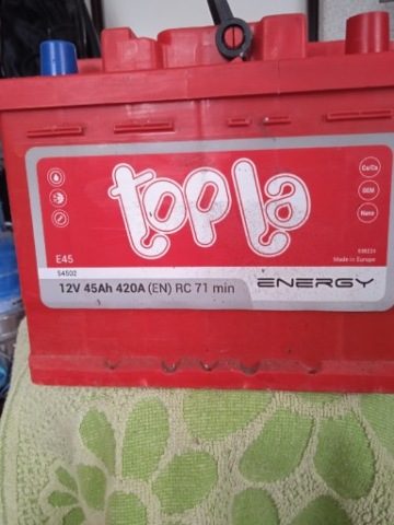 АКУМУЛЯТОР TOPLA 45AH 420 A ГАРАНТІЯ 
