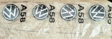 OKAZJA! PROMOCJA! ОРИГІНАЛ КОВПАЧОК VW A58 10A601171 60MM CZARNO-BIALE 