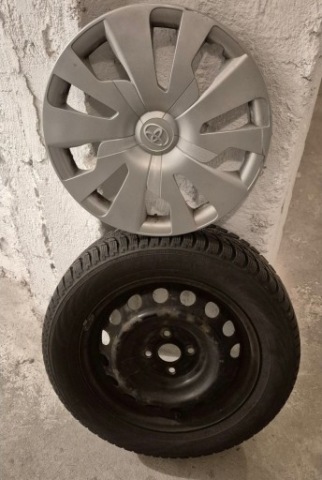 КОЛЕСА 15 Z KOLPAKAMI, TOYOTA YARIS, 175/65/R 15 4 SZT. KPL. Z KOLPAKAMI 