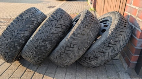 КОЛЕСА ЗИМНИЕ Z KOLCAMI MICHELIN 205/55 R16 5X112 VW AUDI SKODA 