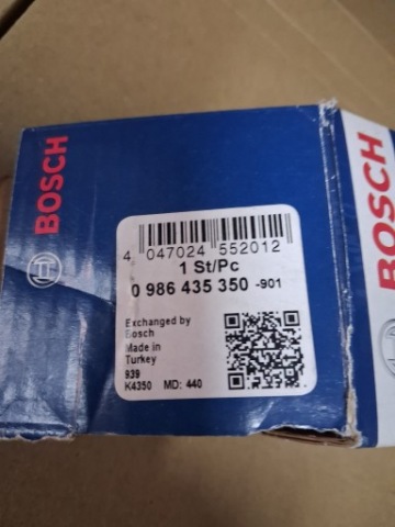 ФОРСУНКА BOSCH 0986435350 