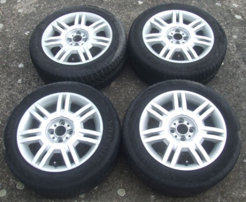 ТИТАНОВІ ДИСКИ ДИСКИ АЛЮМІНІЄВІ FIAT 7JX16 ET41 205/55R16 (2,4-3,3MM) +DEKLE+SRUB 