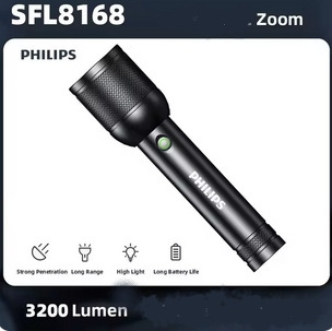 ЛІХТАРИК PHILIPS LED (СВІТЛОДІОД) 3200 LUMEN 1000M POTEZNE СВІТЛИЙ КОЛІР СВІТЛО 