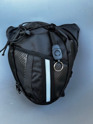 СУМКА МОТОЦИКЛЕТНА NA НОГОЮ / CROSSBODY ЧОРНА 24X22 CM НОВА 