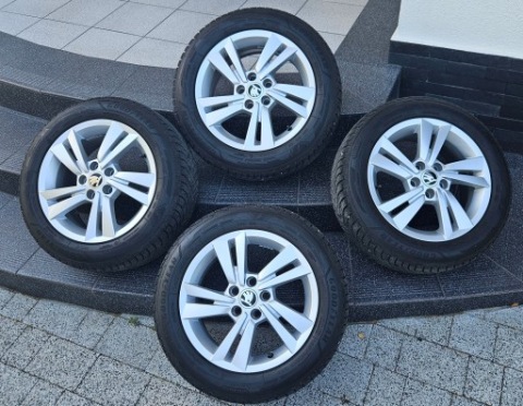 ДИСКИ АЛЮМІНІЄВІ SKODA 6X15 ET 38 + GOODYEAR UGP 3 185/60 R15 