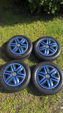 КОЛЕСА СТАЛЬ R14 + KLEBER KRISALP HP2 175/65 R14 + КОВПАКИ NISSAN MICRA 