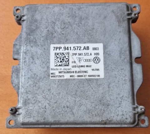 ПЕРЕТВОРЮВАЧ МОДУЛЬ ПОВНИЙ LED (СВІТЛОДІОД) ФАРИ AUDI VOLKSWAGEN 7PP941572AB 