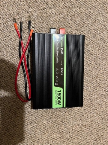ПЕРЕТВОРЮВАЧ GREEN CELL 24V/230V 1500W/3000W ЧИСТИЙ SINUS 