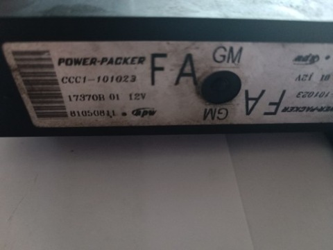 БЛОК КЕРУВАННЯ ДАХУ ASTRA G КАБРІО 81050797 