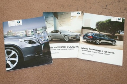 Prospekty BMW serii 5, E60, F10, F10 Touring