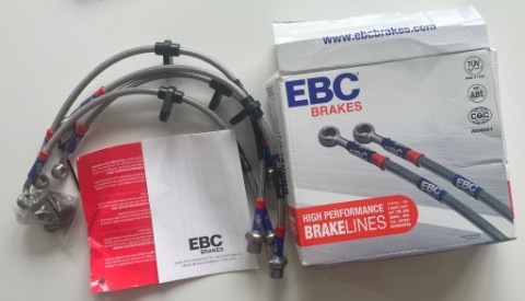ПАТРУБКИ ГАЛЬМІВНЕ EBC W ОБПЛЕТЕННІ TOYOTA MR2 