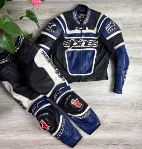 ИЗ ДВУХ ЧАСТЕЙ КОМБИНЕЗОН МОТОЦИКЛЕТНЫЙ ALPINESTARS BEN BOSTROM REPLICA РАЗМ. S 
