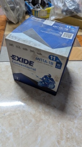 NEW BATTERY EXIDE 6V 11AH 