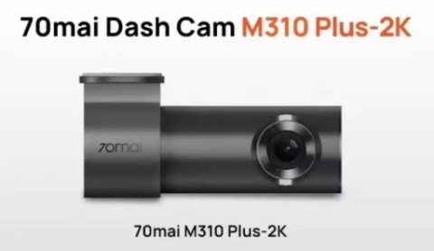 КАМЕРА АВТОМОБІЛЬНА 70MAI M310 ПЛЮС 2K + КАРТА MICROSDXC 64GB KODAK 
