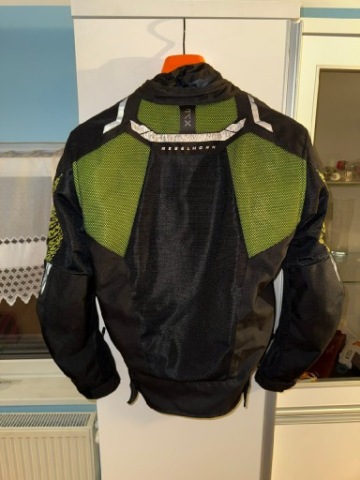 КУРТКА MESKA REBELHORN JAX BLACK/FLUO ЖОВТИЙ L 