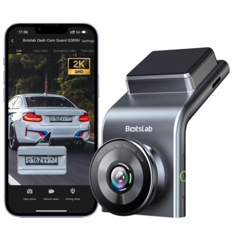ВІДЕОРЕЄСТРАТОР BOTSLAB G300H 360 DASH CAM 