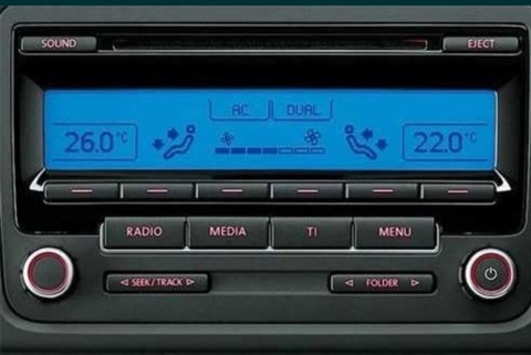 RADIO RCD310 VW GOLF PASSAT TOURAN CADDY POLO+ CÓDIGO  