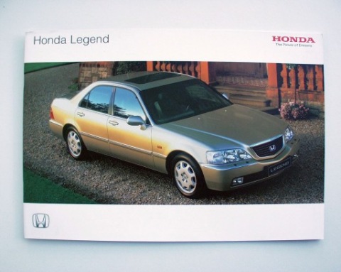 HONDA LEGEND 3 GENERACJA (1996-2004) - PROSPEKT W JEZYKU POLSKIM 