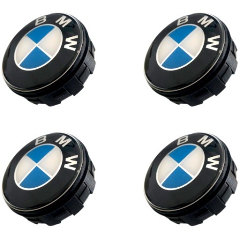 BMW ОБЕРТАЛЬНЕ КОВПАЧКИ DO ДИСКІВ 68MM 3D КОМПЛЕКТ 4 ШТУКИ 